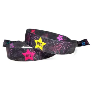 Full Color Cloth Wristbands | Fireworks