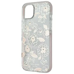 Kate Spade Defensive Case for MagSafe for iPhone 14 Plus - Gold Floral