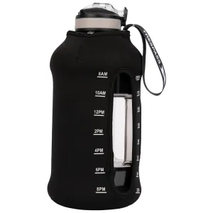 Keglos Large Sports Water Bottle with Rubberised Sleeve