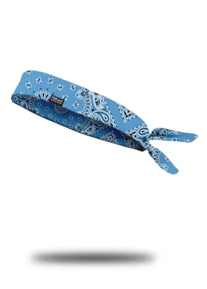 Low-Profile Tieback - Bret Michaels Blue Bandana