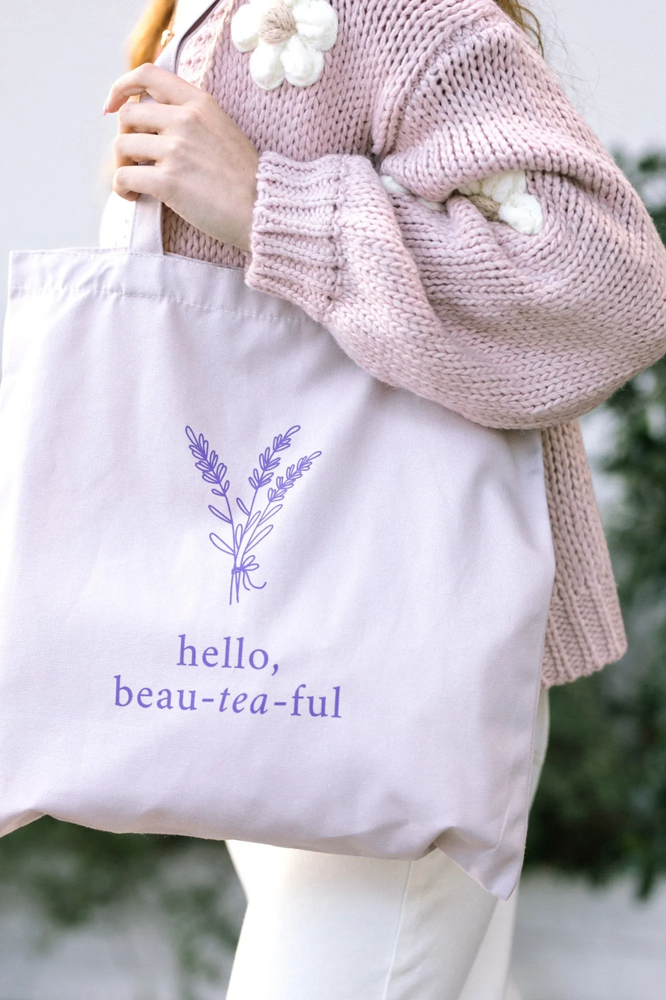 Morning Lavender Tote - Hello Beau-tea-ful