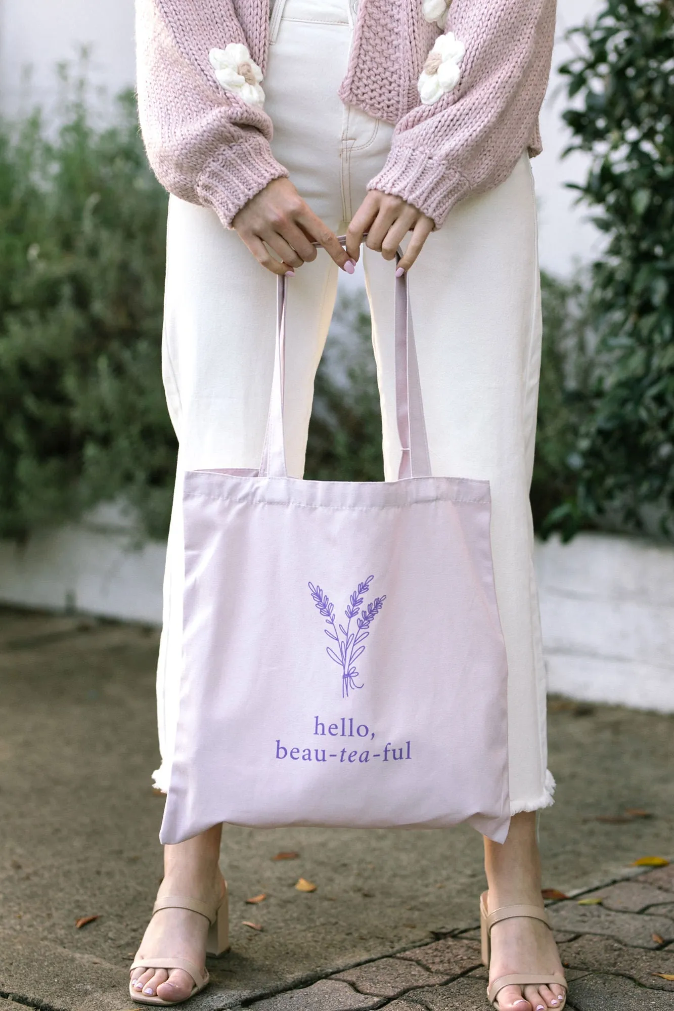 Morning Lavender Tote - Hello Beau-tea-ful