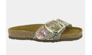 Naot Womens Maryland Golden Floral Leather