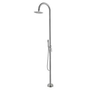 Outdoor Shower Rain Shower Head 304 Stainless Steel with Handheld Shower