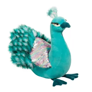 Payton Peacock Fur Fuzzle Plush