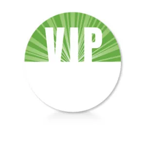 Satin Sticky Pass - Green Circle VIP